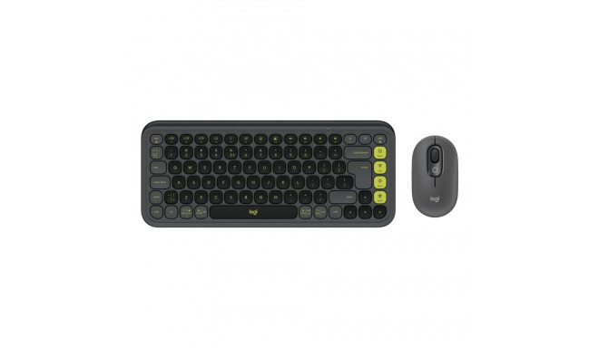 KEYBOARD +MOUSE COMBO POP ICON/GR/GREEN 920-013140 LOGITECH
