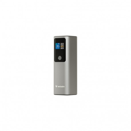 Verbatim 32269 Charge 'n' Go Power Bank 27000mAh 183W, USB-C, USB-A, Grey