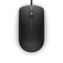Computer Mouse - Dell MS116 Optical 1000 DPI USB Type-A 1.8m Cable Black