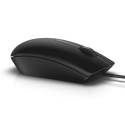 Computer Mouse - Dell MS116 Optical 1000 DPI USB Type-A 1.8m Cable Black