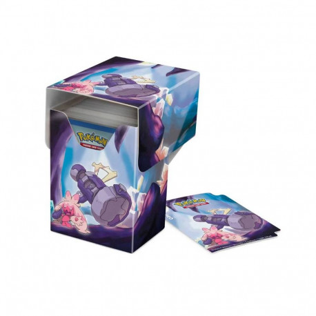 Card Storage Box - Ultra PRO Tinkaton Full-View Deck Box For 80 Cards, Self-Locking Lid, Black