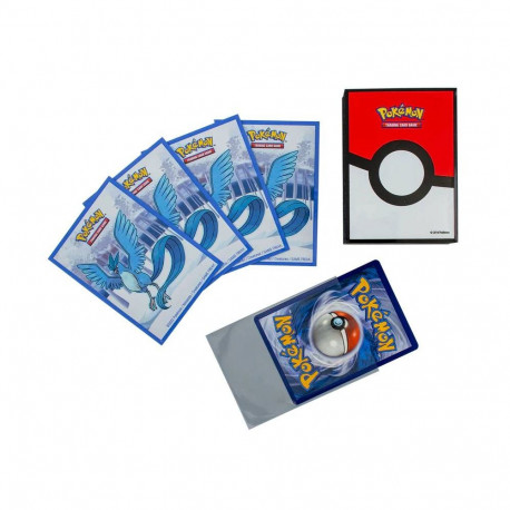 Card Sleeves - Ultra PRO Articuno Standard Size 65 Count Polypropylene Sleeves Frosted Forest
