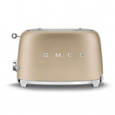 Toaster - Smeg 50's Style TSF01CHMEU 2-Slot, Variable Browning Control, Champagne