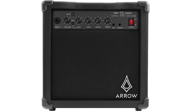 Guitar Amplifier - Arrow First Strike 15W 15W, Bluetooth, Equalizer, Black