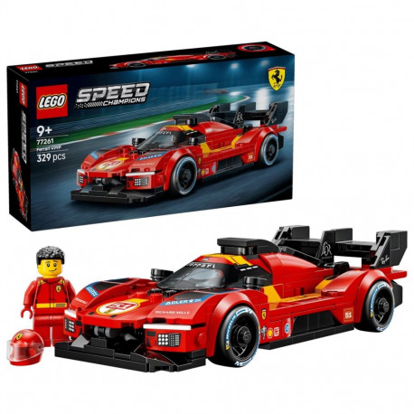 Constructor - LEGO Speed Champions 77261 Ferrari 499P Model, 329 Pieces, Red