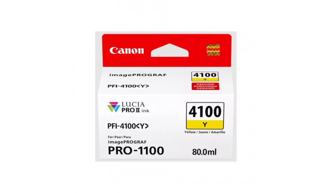 Canon tintipaak PFI-4100, kollane