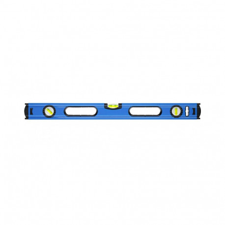 Hogert HT4M012 Aluminium Level, 120cm, 3 bubble levels, ±0.5mm/m, 1.3mm profile