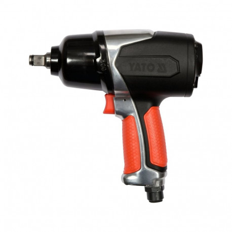 Yato YT-09524 Pneumatic Impact Wrench, 1/2", 680 Nm, 7000 rpm, 184 l/min, 0.63 MPa, TWIN HAMMER, erg