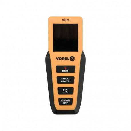 Vorel laseretäis 100m 81795, 0.05-100m, ±2mm, 10 mälu, IP54, 2x1.5V AAA, punane laser