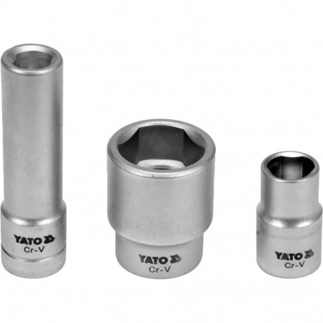 Yato Pistiku komplekt VE-pumpadele YT-17525, 3tk, CrV, 1/2" (12,7 mm), kroomitud