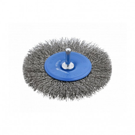 Hogert Plaadihari naelaga 75mm HT7D713, terasest traadist 0.3mm, max. pöörlemine 4500 RPM, keevitust