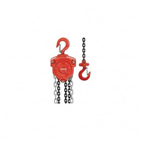 Yato Chain Block 3.0 T YT-58954, 3000 kg, 3 m, 2 chains, 8x24 mm, 0~40 ˚C