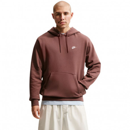 Bluza męska Nike Club BB brązowa FN3859 502