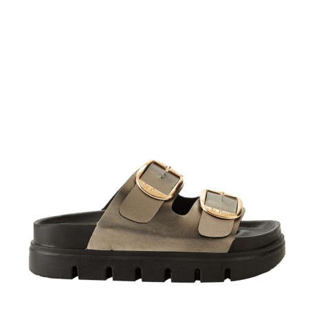 Klapki damskie Lee Cooper srebrne LCW-26-35-4461LA 40