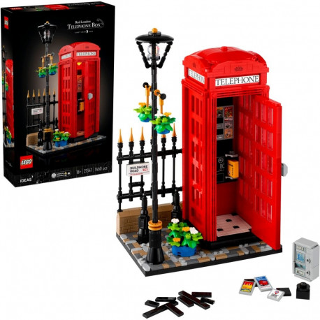 LEGO Ideas Londoni telefonikiosk 21347, punane