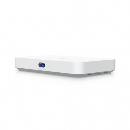 Ubiquiti Cloud Gateway Fiber 10G lauaseade integreeritud PoE-lülitiga valitav NVR-salvestus ja täiel