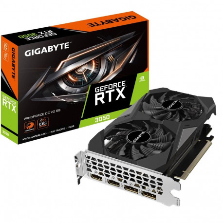Gigabyte graafikakaart GeForce RTX 3050 WindForce 6GB OC V2