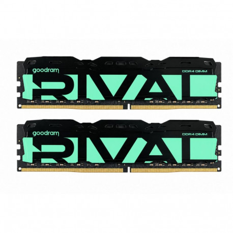 PC memory DDR4 Rival Radiant 32GB (2*16)/3200 CL16 green