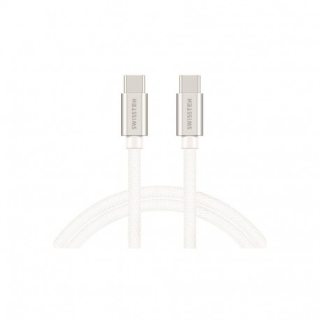 USB kaabel Swissten USB-C - USB-C, 1.2m, hõbe