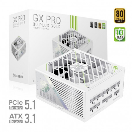 Gamemax toiteplokk GX PRO 850G WH 850W gold modulaarne
