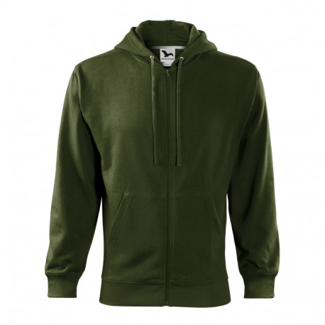 Adler Trendy Zipper meeste dressipluus military 3XL