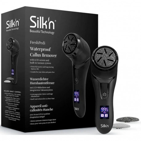 Silk'n FreshPedi mattmust veekindel elektriline konnasilmade eemaldaja sisseehitatud vaakumiga