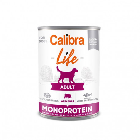Calibra Life Adult Wild boar with Cranberries konserv koertele 400g