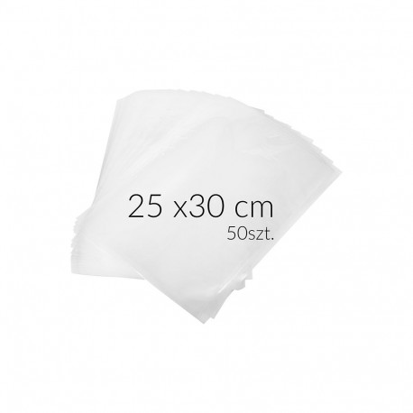 44-442# Worki do żywności 25x30 50szt