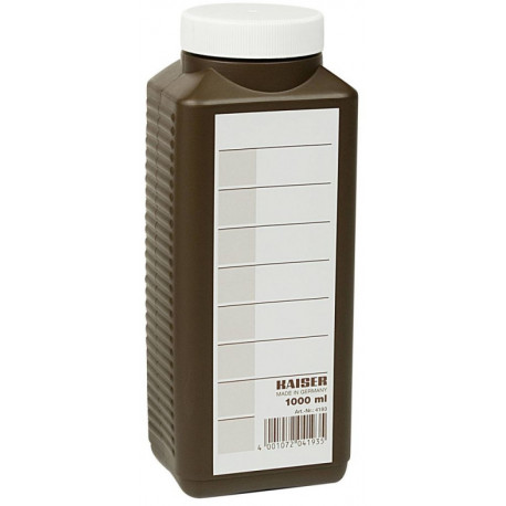 Kaiser chemical storage bottle 1000ml, brown (4193)