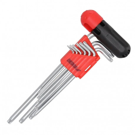 Torx-võtmed CrV, 9 tk