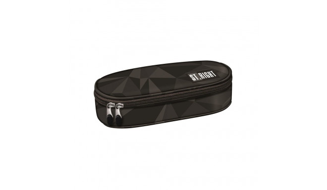 PENCIL CASE W/O ACCESS GEOMETRIC GREY