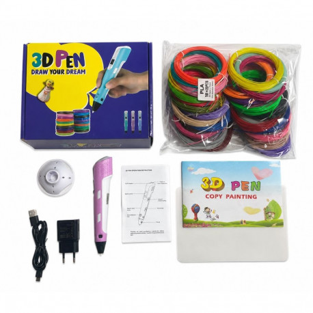 iLike 3D Pen for Kids, 3D Printing Pen Printer with 150ft PLA Filament Refills, 3-Dimensional Drawin