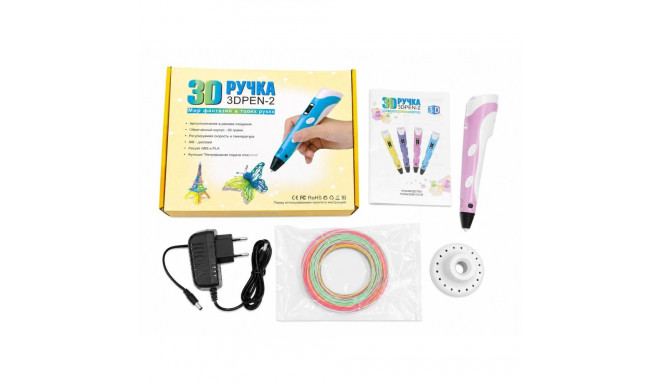 iLike 3D Printing Pen with LCD Display | Ultimate Multicolor 3D Printer Pen Blue