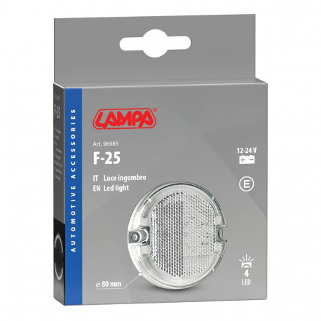Gabariidituli 4 LED-i 12/24V valge