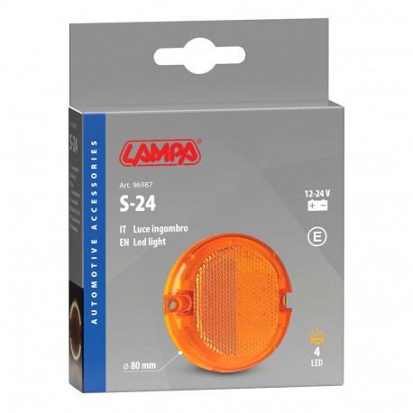 Gabariidituli 4 LED-i 12/24V oranž