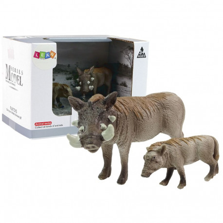 Zestaw 2 figurek aafrika metssiga noorukiga seeria maailma loomad