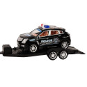 politsei maastikuauto komplekt puksiirhaagisega