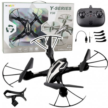 Dron Y30 kaugjuhitav LED-tuled kerge güroskoop pöörlemine 360°