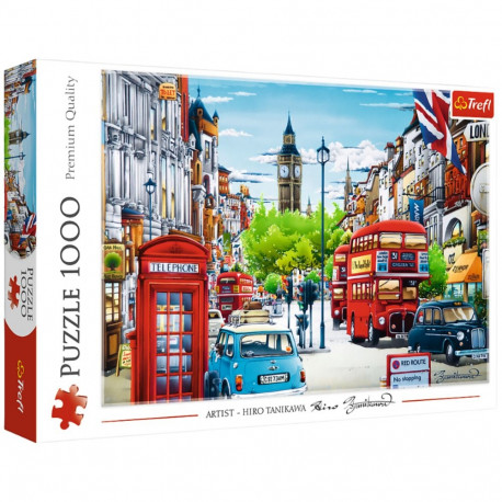 Puzzle - 1000 - Londoni tänav - Trefl 10557