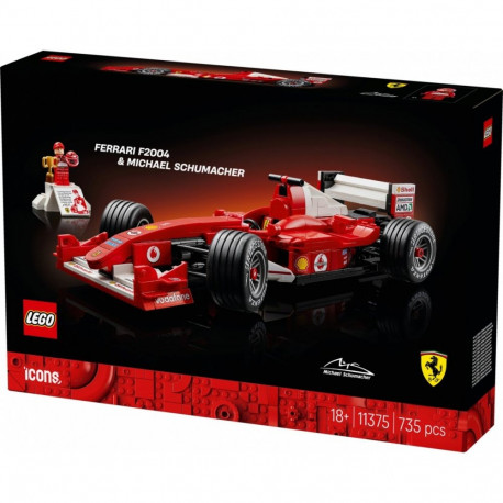 Icons 11375 Ferrari F2004 ja Michael Schumacher konstruktor