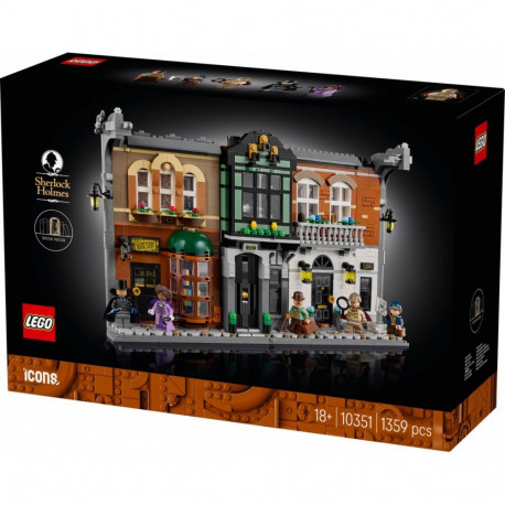 Icons klotsid 10351 Sherlock Holmes raamatunurk