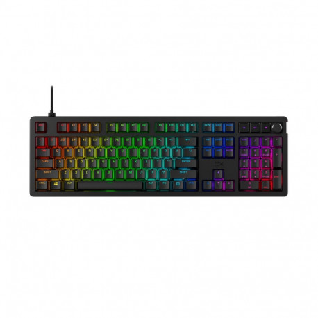 Keyboard - HyperX Alloy Rise, Swappable Top Plates, Customizable Aesthetics, Black