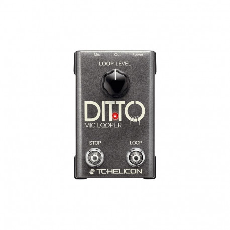Audio Equipment - TC Helicon Ditto Mic Looper, 24-Bit Sound, XLR Inputs/Outputs