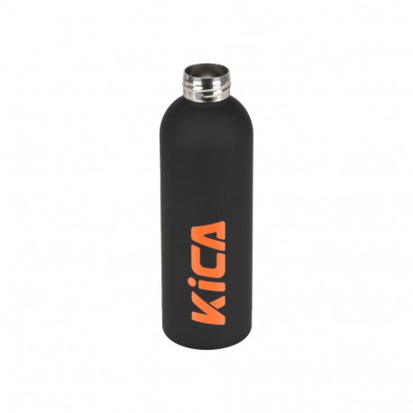 Drink Bottle - KiCA Active Stainless Steel Insulated 500 ml - Black