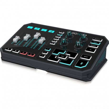 Audio Mixer - TC Helicon GO XLR, 24-Bit DSP, XLR/AUX Inputs, Built-In EQ