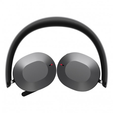 Headset - Lenovo 4XD1T60925 Wireless USB Type-C Bluetooth, 50-Hour Battery, Grey