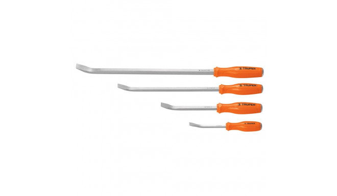 Truper pry bar set with through blade , 4pcs