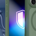 3mk Misty MagCase for iPhone 16 - green