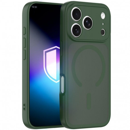 3mk Misty MagCase for iPhone 17 Pro Max - Green