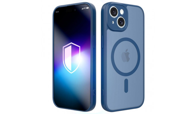 3mk Misty MagCase for iPhone 15 - blue